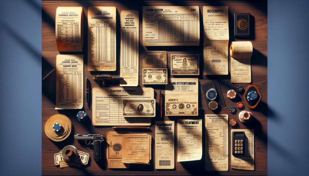 Les documents nécessaires pour justifier vos gains au casino